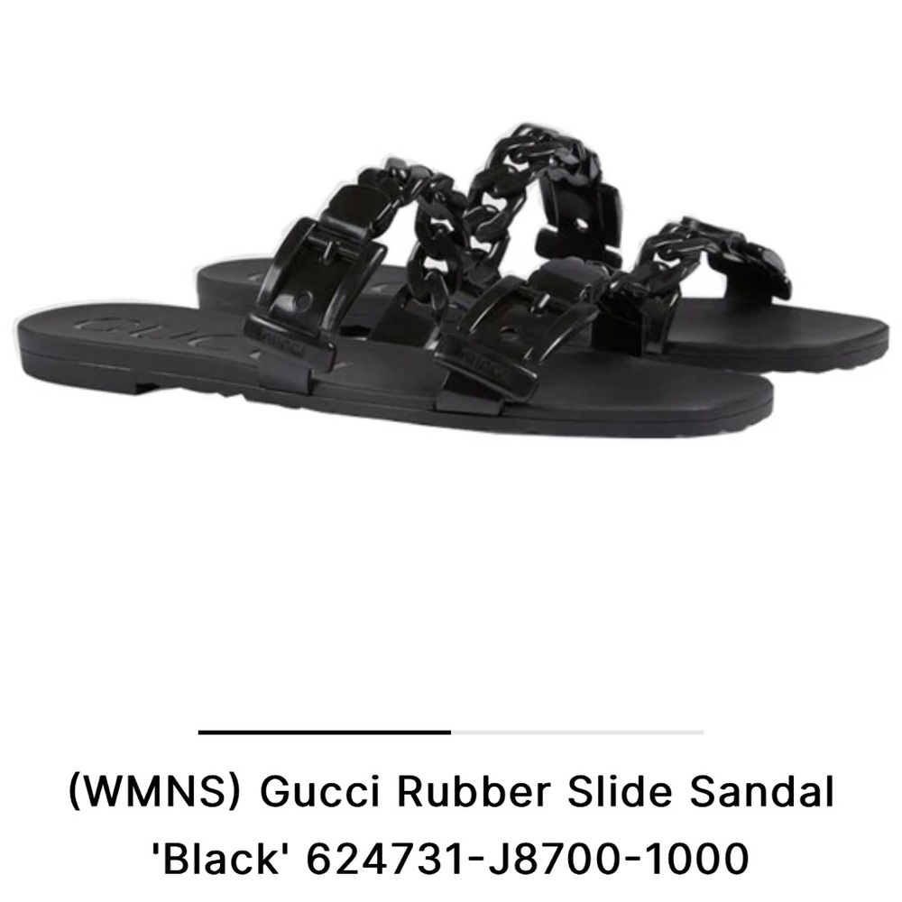 GG Rubber Slide Sandal